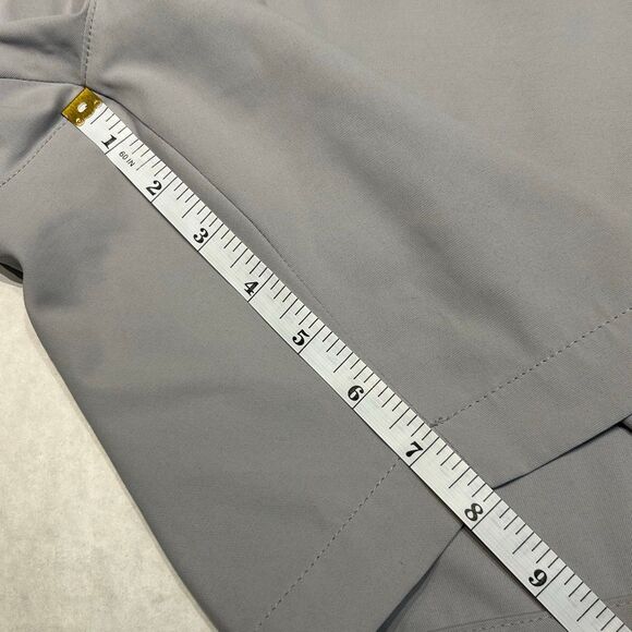 bcg Mens Golf Shorts Gray Sz 32, Inseam 8", Button Front - Picture 4 of 4